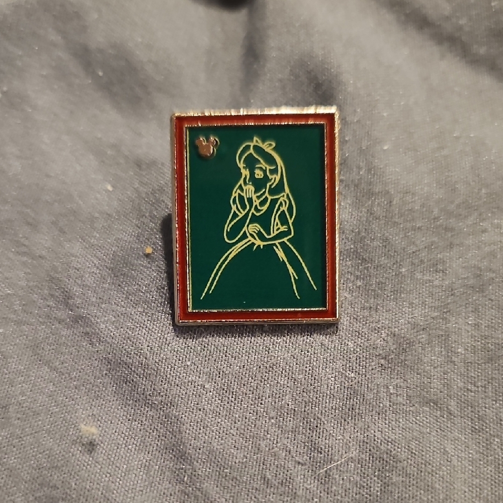 Disney parks Elegant Alice and Wonderland Enamel Pin